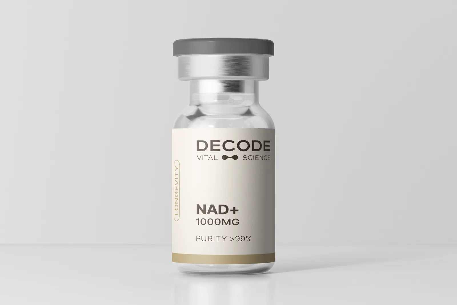 Vial de NAD+ de Decode Vital Science